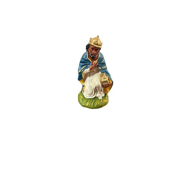 Vintage Paper Machete Nativity Scene Figures Set of 5! - Picture 2 of 16